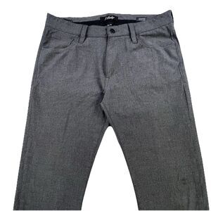 34 Heritage Pants 36x32 Gray Courage Mid Rise Straight Leg Golf Stretch